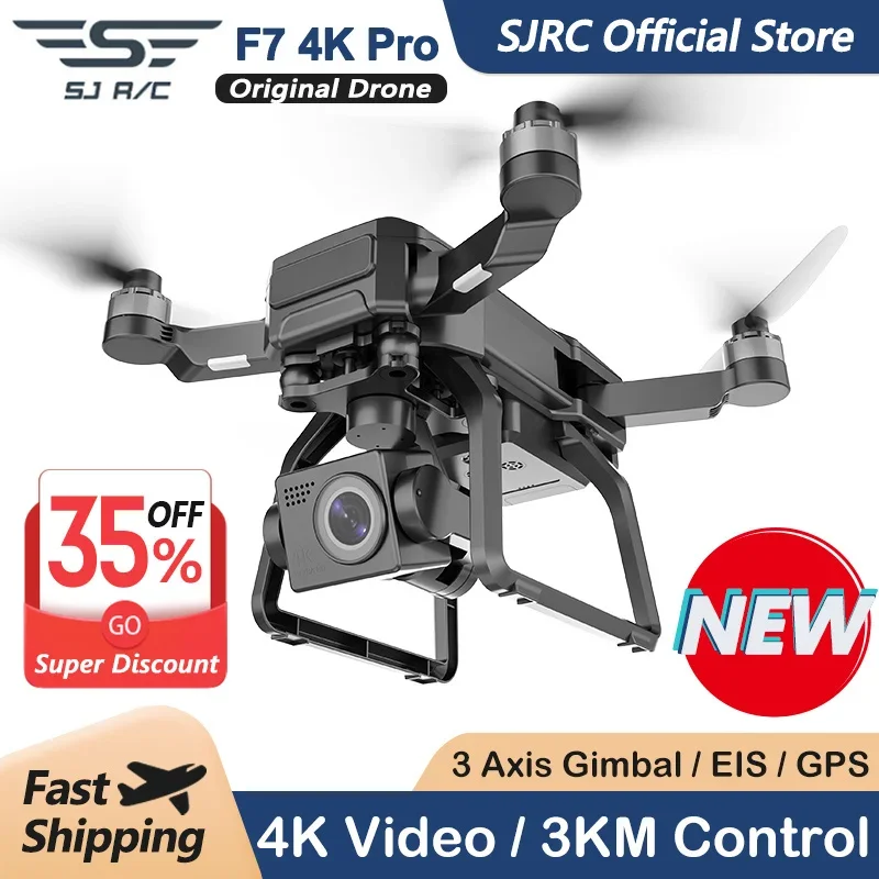 Drone Camera 4K - SJRC F7 4K 프로 카메라 드론,