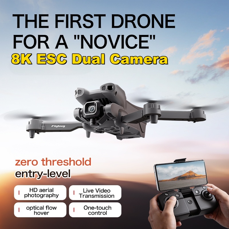 8K ESC 듀얼 카메라 드론, 광학 흐름 위치 추적  - Drone Camera 4K 리뷰 및 가격