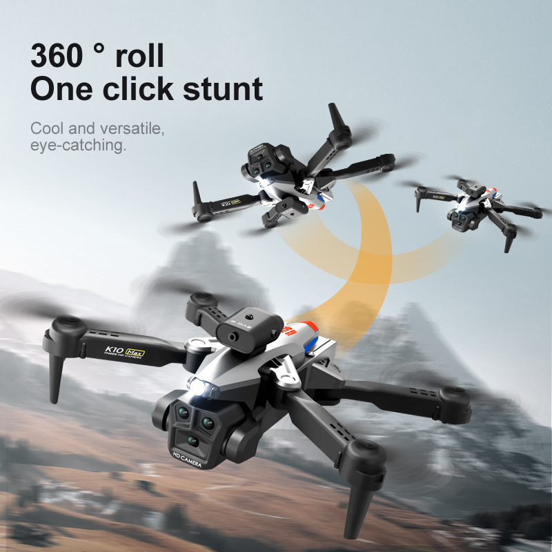 K10 Max RC 드론 HD 4K 비행기 3 카메라  - Drone Camera 4K 리뷰 및 가격